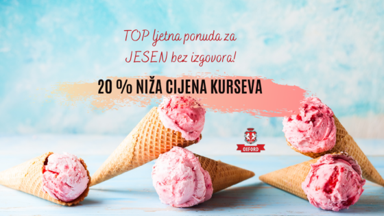 Kursevi engleskog i njemačkog jezika – 20% niža cijena