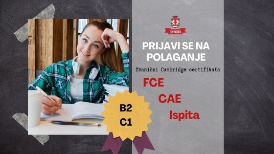 Polaganje Cambridge certifikata – FCE i CAE ispiti u decembru u Banjaluci